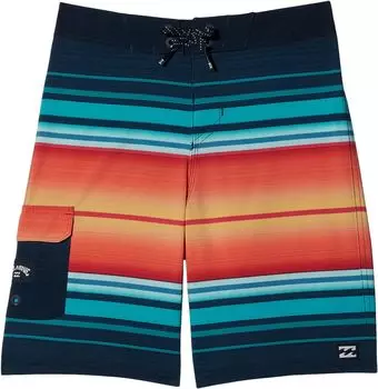 Шорты для плавания Billabong All Day Stripe Pro Boardshorts, темно-синий