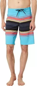 Шорты для плавания Billabong All Day Stripe Pro 20" Boardshort, цвет Coastal