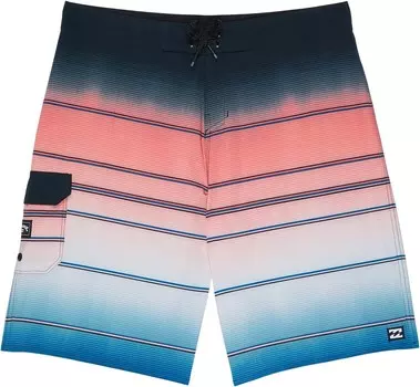 Шорты для плавания Billabong Kids All Day Stripe Pro Boardshorts, цвет Red/White/Blue