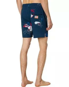 Шорты для плавания Billabong Stars and Stripes Layback 16" Boardshorts, цвет Red/White/Blue