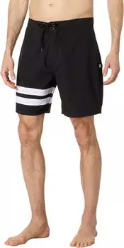 Шорты для плавания Block Party 18 дюймов Hurley, черный