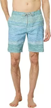 Шорты для плавания Blurry Horizons 18,5 дюйма VISSLA, цвет Sea Green