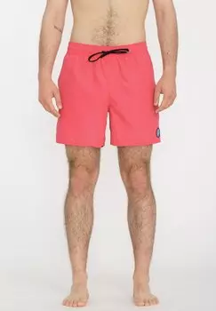 Шорты для плавания BOARD LIDO SOLID Volcom, цвет washed ruby