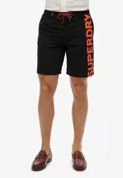 Шорты для плавания BOARD Superdry, черный