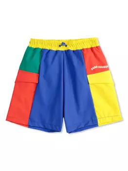 Шорты для плавания Bobo Choses с цветными блоками, синий