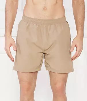 Шорты для плавания BOSS BLACK Dolphin Regular Fit, коричневый