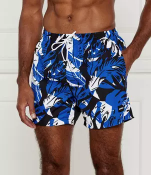 Шорты для плавания BOSS BLACK Piranha Regular Fit, синий