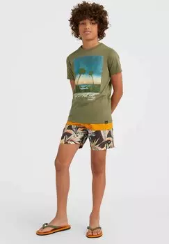 Шорты для плавания CALI BLOCK SWIM O'Neill, цвет nugget colour block