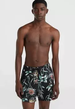 Шорты для плавания CALI O'Neill, цвет black tropicana