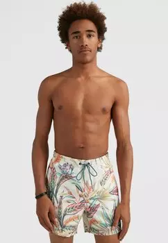 Шорты для плавания CALI PRINT O'Neill, цвет white tropical flower