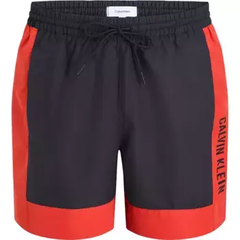Шорты для плавания Calvin Klein Jeans Medium Drawstring Fashion, черный