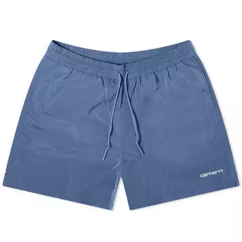 Шорты для плавания Carhartt Wip Tobes Swim Shorts, цвет Sorrent & White