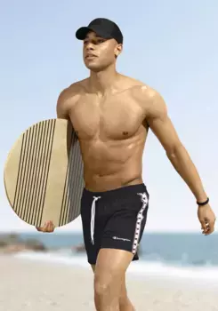 Шорты для плавания Champion "Beachshorts Tape", цвет морской волны