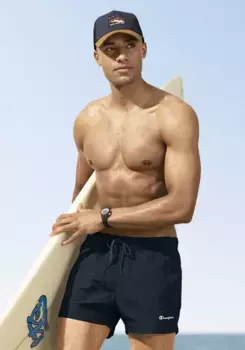 Шорты для плавания Champion "Icons Beachshort Mid", цвет морской волны