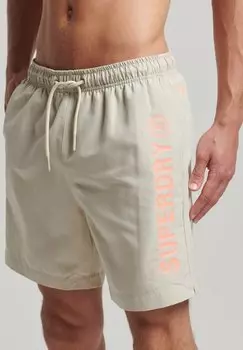 Шорты для плавания CORE SPORT Superdry, цвет pelican beige