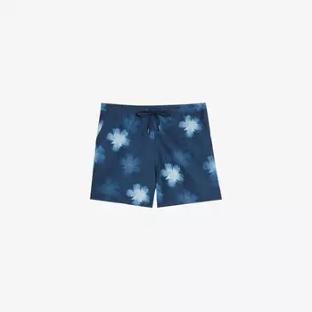 Шорты для плавания Echia с цветочным принтом Ted Baker, темно-синий