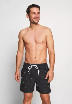 Шорты для плавания EMBROIDERY SWIM Urban Classics, черный