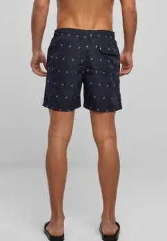 Шорты для плавания EMBROIDERY Urban Classics, темно-синий