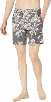 Шорты для плавания Faherty Classic Boardshorts 7", цвет Cream Ash Floral