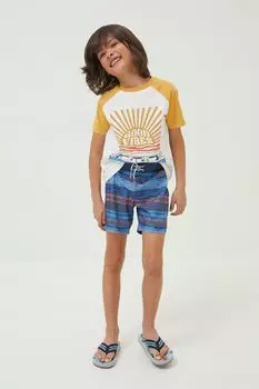 Шорты для плавания FatFace в полоску Fat Face, синий