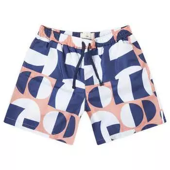 Шорты для плавания Folk Damien Poulain Swim Shorts, цвет Moon Print Dp