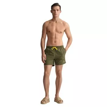 Шорты для плавания Gant Classic Fit, зеленый