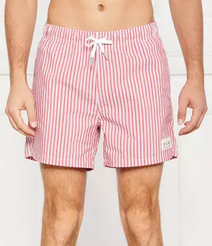 Шорты для плавания Gant SEERSUCKER Regular Fit, коралловый