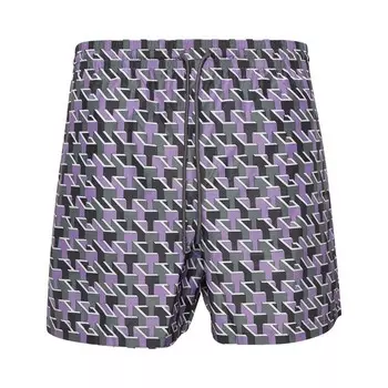 Шорты для плавания Gucci Printed Nylon Swim Shorts Stone/Lilac, фиолетовый
