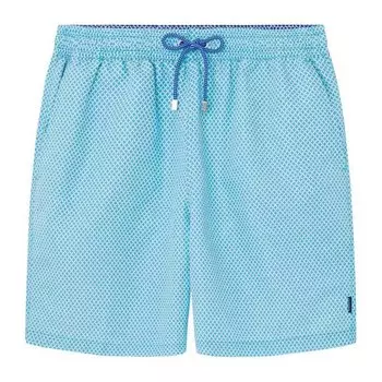 Шорты для плавания Hackett Grid Tailored, синий