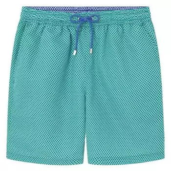 Шорты для плавания Hackett Grid Tailored, зеленый