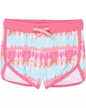 Шорты для плавания Hatley Summer Tie-Dye Swim Shorts, розовый