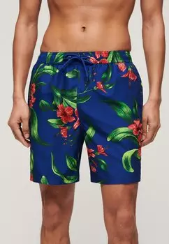 Шорты для плавания HAWAIIAN PRINT 17 Superdry, синий