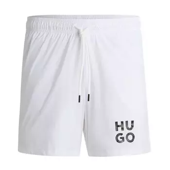 Шорты для плавания HUGO Paol 10234766 Swimming Shorts, белый