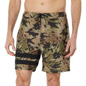 Шорты для плавания Hurley Block Party 18, зеленый