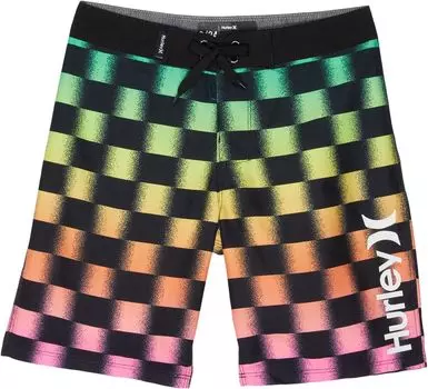 Шорты для плавания Hurley Checkered Boardshorts, цвет Multi/Black