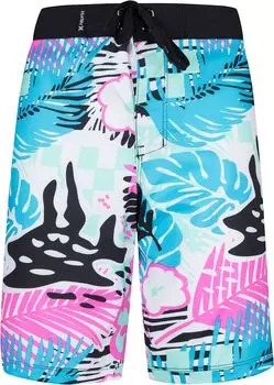 Шорты для плавания Hurley Palm Print Boardshorts, разноцветный