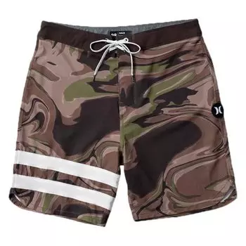 Шорты для плавания Hurley Phantom Block Party 18, коричневый