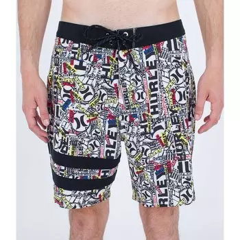 Шорты для плавания Hurley Phantom Eco 25Th S1 Block Party 18 Swimming Shorts, Разноцветный