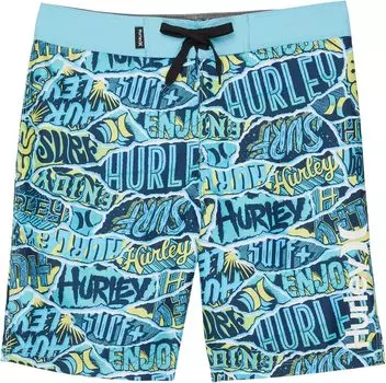 Шорты для плавания Hurley Sticker Boardshorts, цвет Blue Gaze