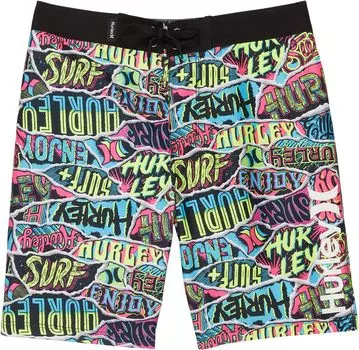 Шорты для плавания Hurley Sticker Boardshorts, разноцветный