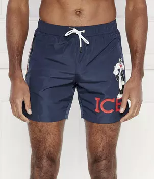 Шорты для плавания Iceberg ICEBERG X LOONEY TUNES Regular Fit, темно-синий