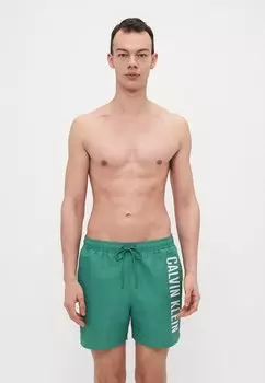 Шорты для плавания INTENSE POWER MEDIUM DRAWSTRING Calvin Klein Swimwear, темно-зеленый