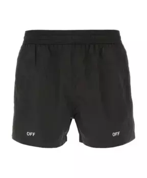Шорты для плавания из полиэстера Off White, черный