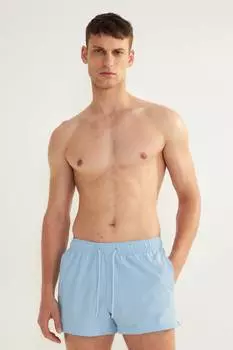 Шорты для плавания из сирсакера H&M, голубой