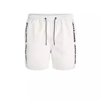 Шорты для плавания Jack & Jones Bali Logo Tape Swimming Shorts, белый