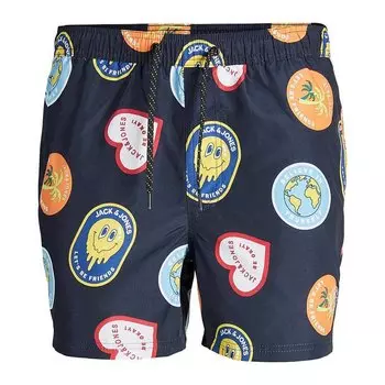 Шорты для плавания Jack & Jones Big Prints, синий