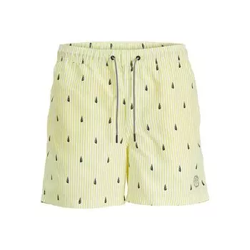 Шорты для плавания Jack & Jones Fiji Small Stripes Swimming Shorts, желтый