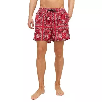 Шорты для плавания Jack & Jones Jpstfiji Bandana, красный