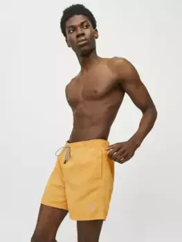 Шорты для плавания Jack & Jones "JPSTFIJI JJSWIM SOLID SN LY", облегающие шорты для плавания для пляжа из переработанной пряжи, цвет Apricot