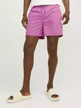 Шорты для плавания Jack & Jones "JPSTFIJI JJSWIM SOLID SN LY", облегающие шорты для плавания для пляжа из переработанной пряжи, цвет Strawberry Moon